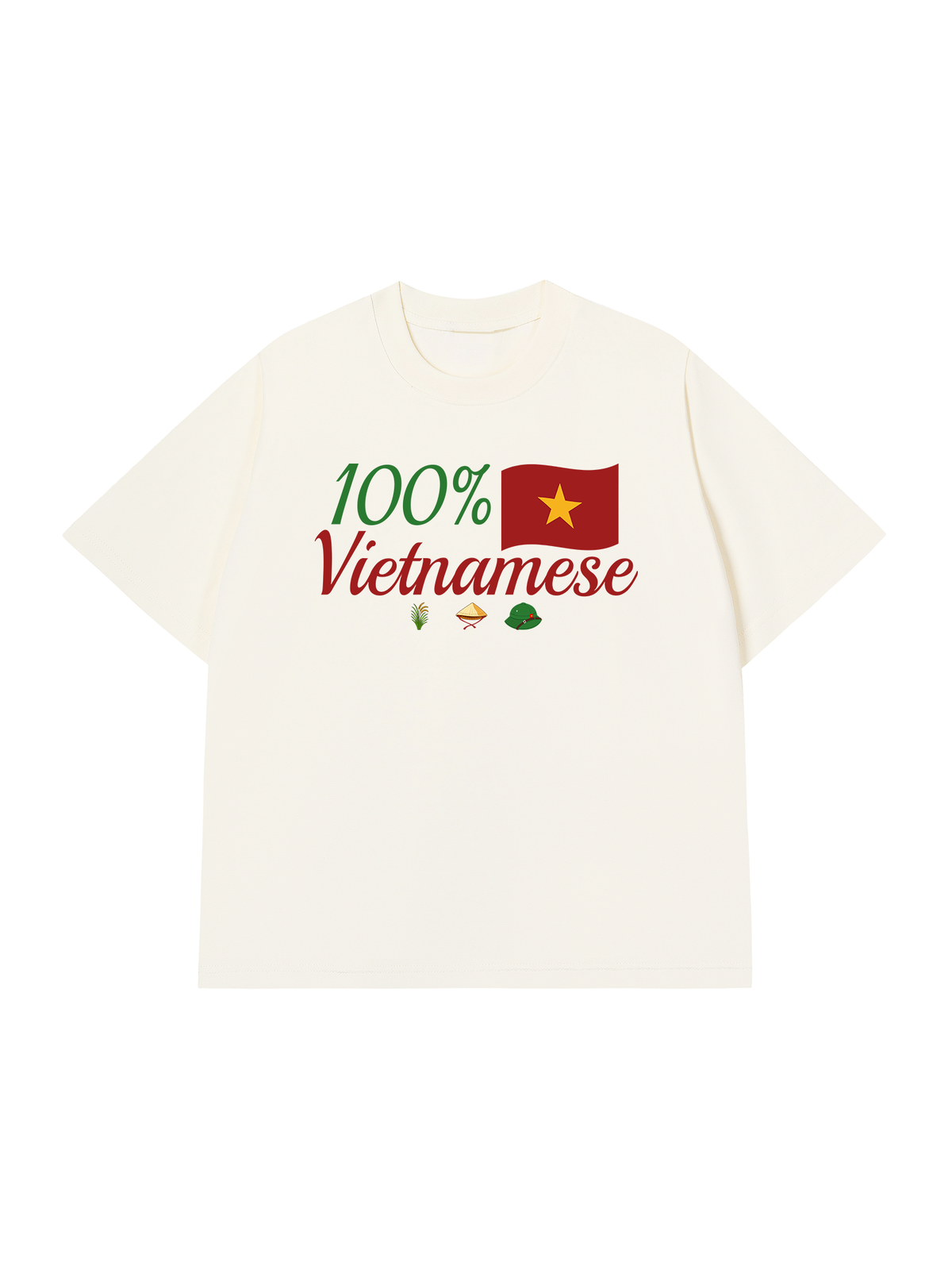 Áo Thun Relaxed Fit 100% VietNamese