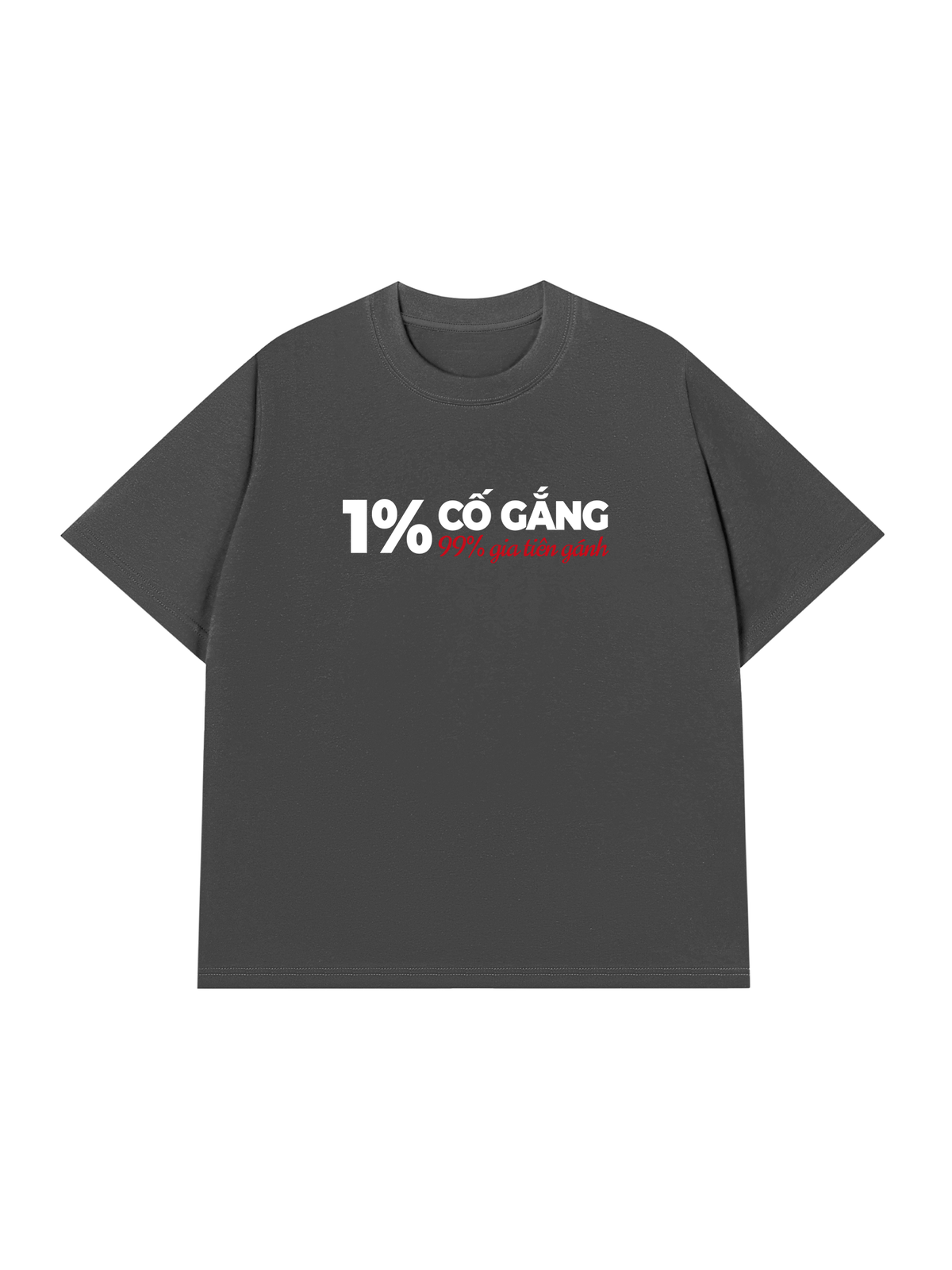 Áo Thun Relaxed Fit 1% Cố Gắng