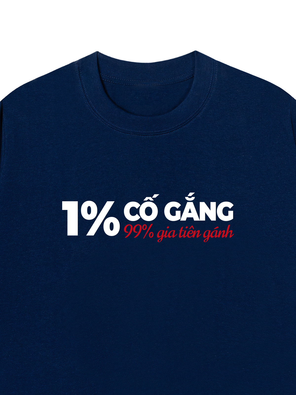 Áo Thun Relaxed Fit 1% Cố Gắng