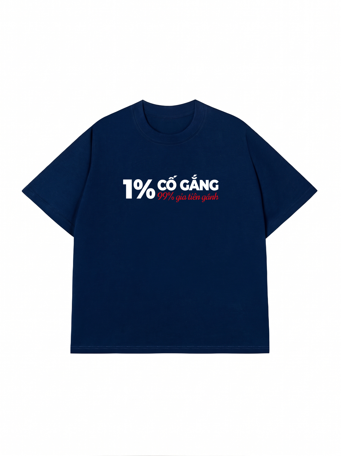 Áo Thun Relaxed Fit 1% Cố Gắng
