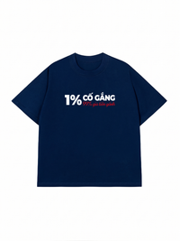 Áo Thun Relaxed Fit 1% Cố Gắng