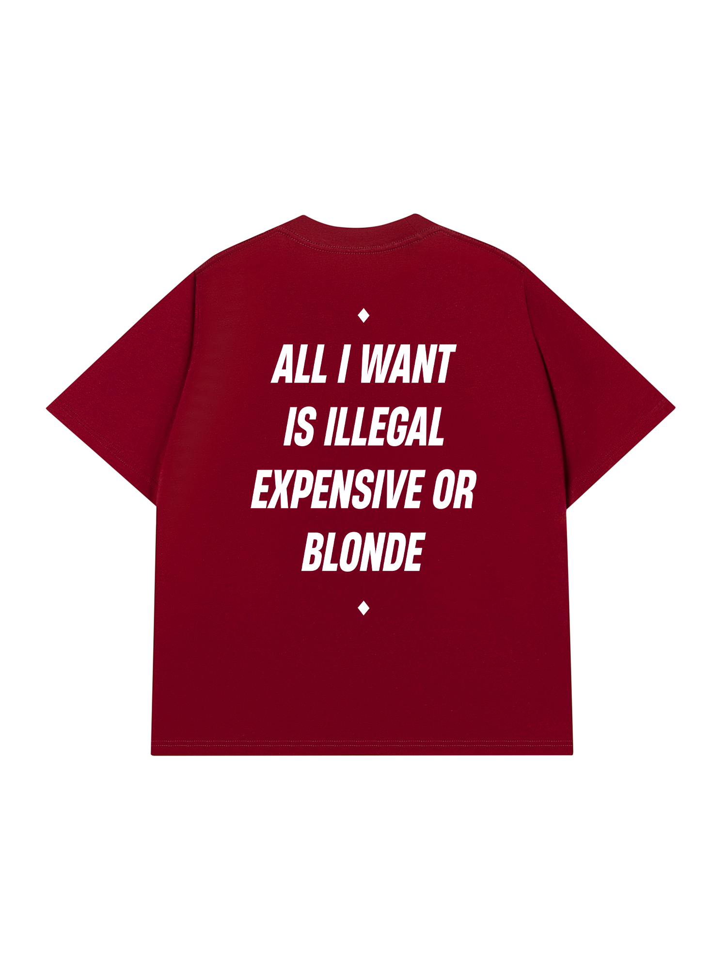 Áo Thun Relaxed Fit All I Want Is Illegal Expensive Or Blonde