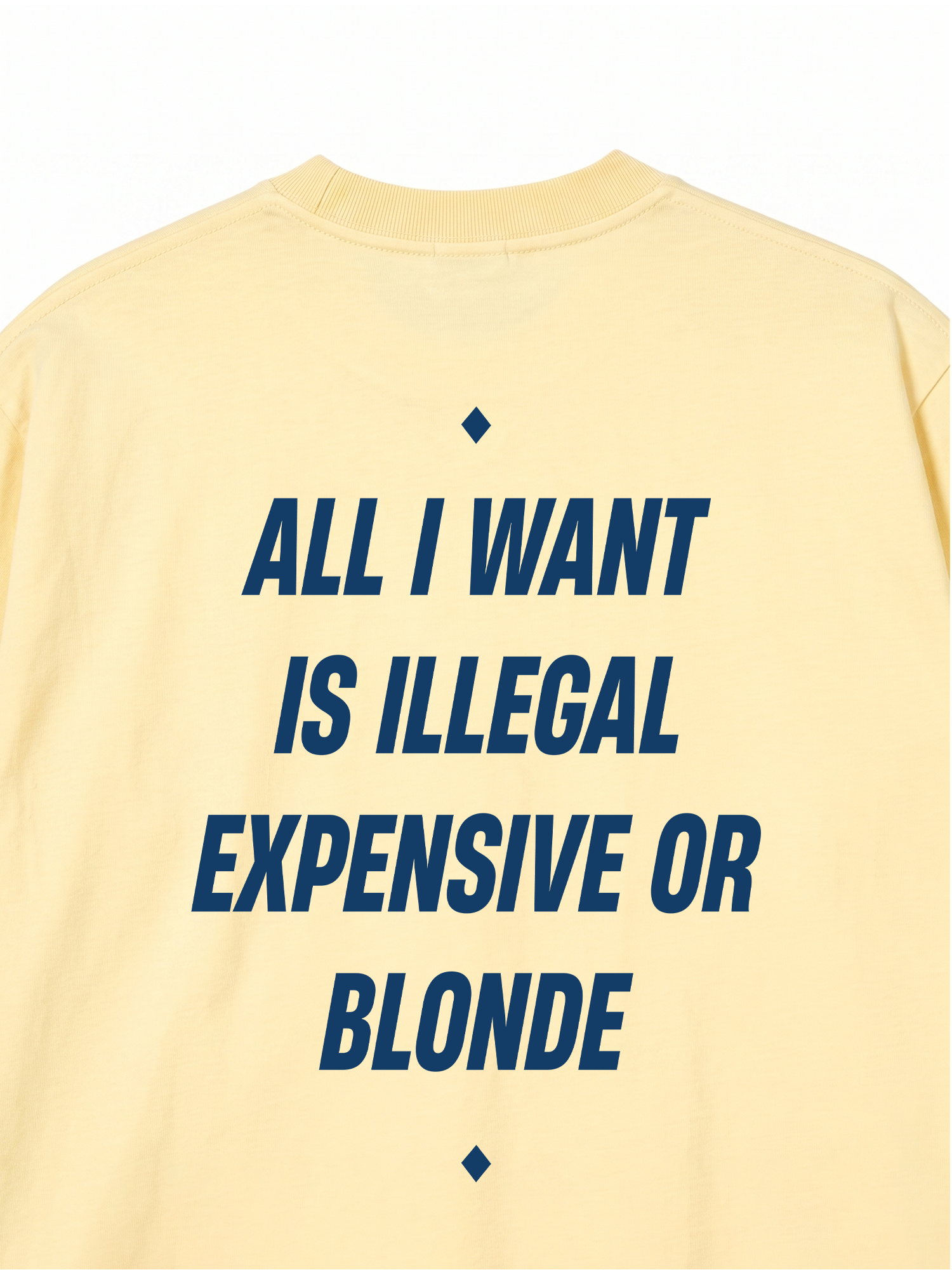 Áo Thun Relaxed Fit All I Want Is Illegal Expensive Or Blonde