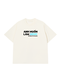 Áo Thun Relaxed Fit Anh Muốn làm Sóng