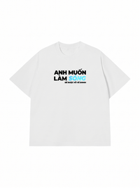 Áo Thun Relaxed Fit Anh Muốn làm Sóng