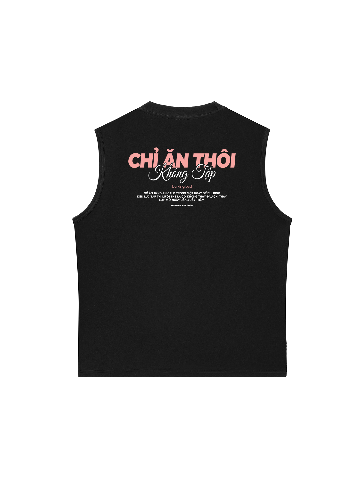 Áo Ba Lỗ Relaxed Fit Chỉ Ăn Không Tập