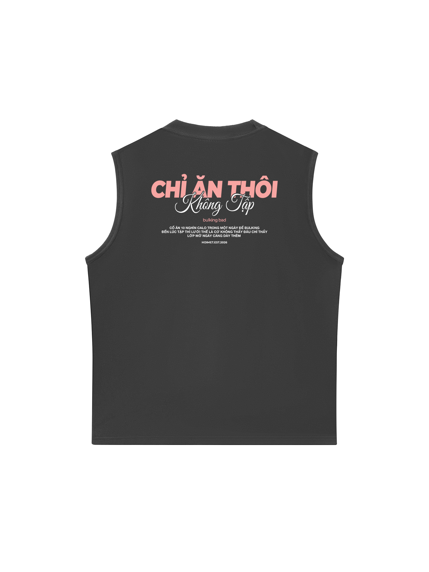 Áo Ba Lỗ Relaxed Fit Chỉ Ăn Không Tập