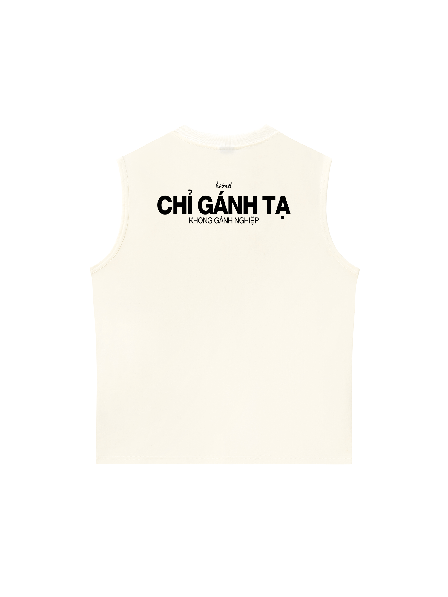 Áo Ba Lỗ Relaxed Fit Chỉ Gánh Tạ