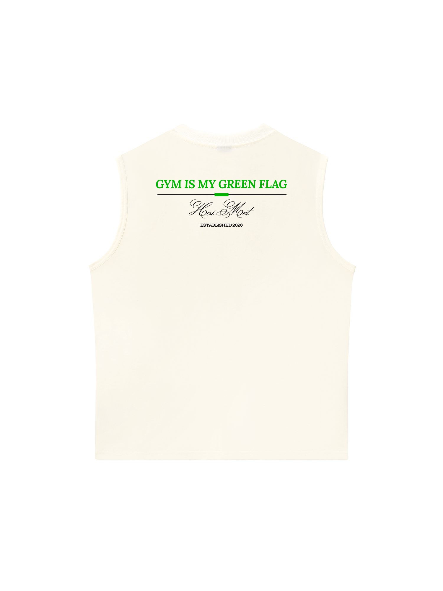 Áo Ba Lỗ Relaxed Fit Gym Is My Green Flag