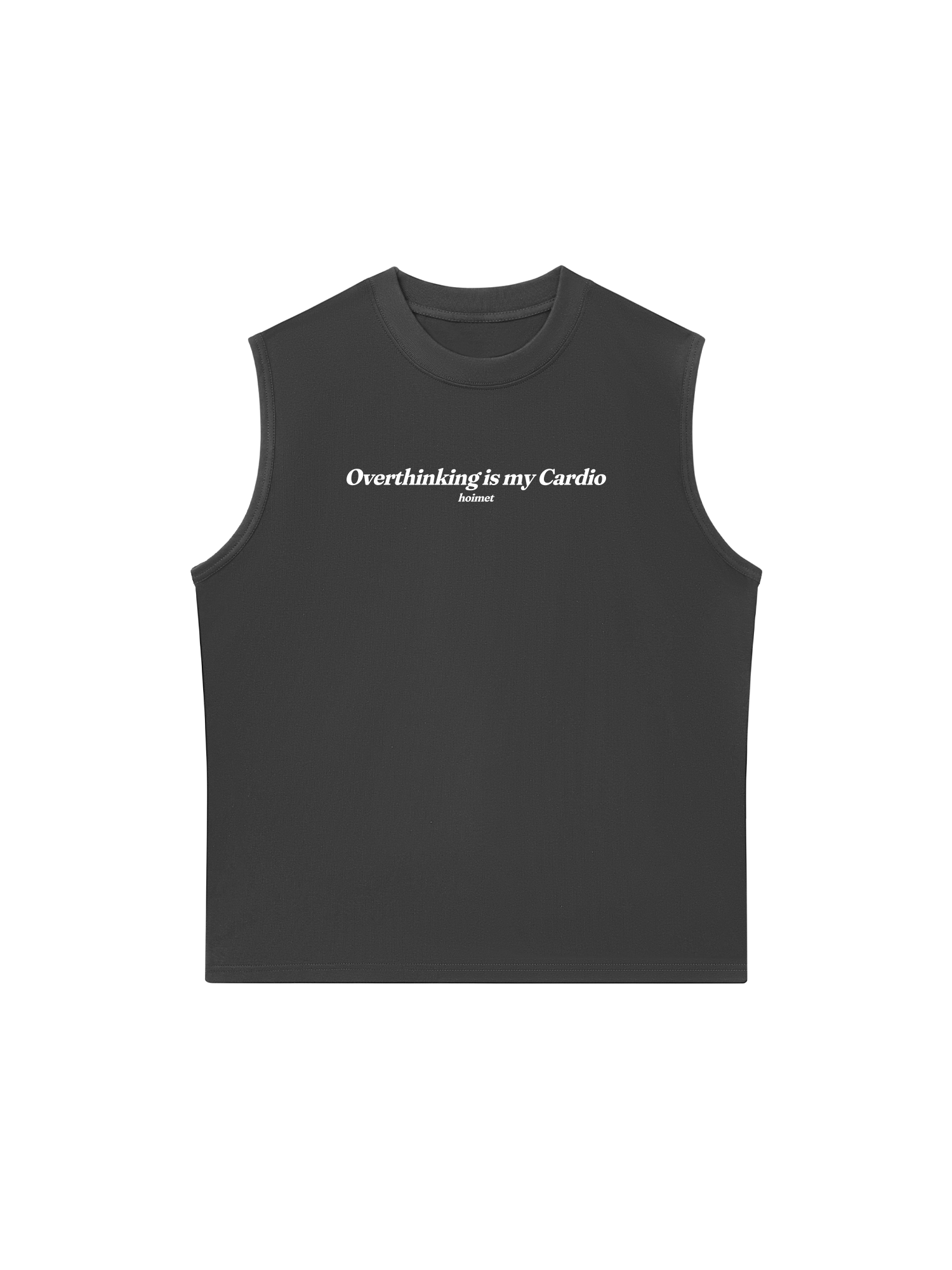 Áo Ba Lỗ Relaxed Fit Overthinking Is My Cardio