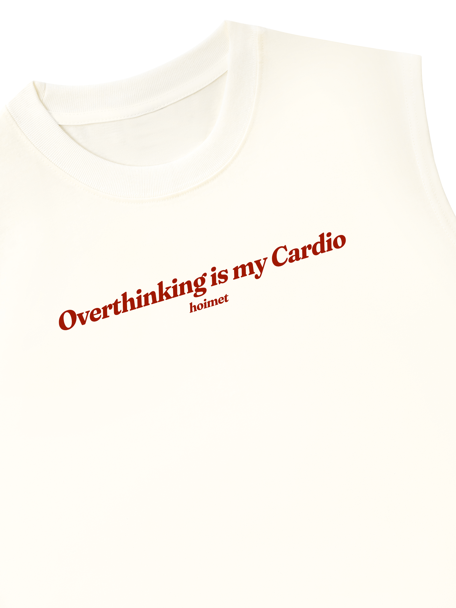 Áo Ba Lỗ Relaxed Fit Overthinking Is My Cardio