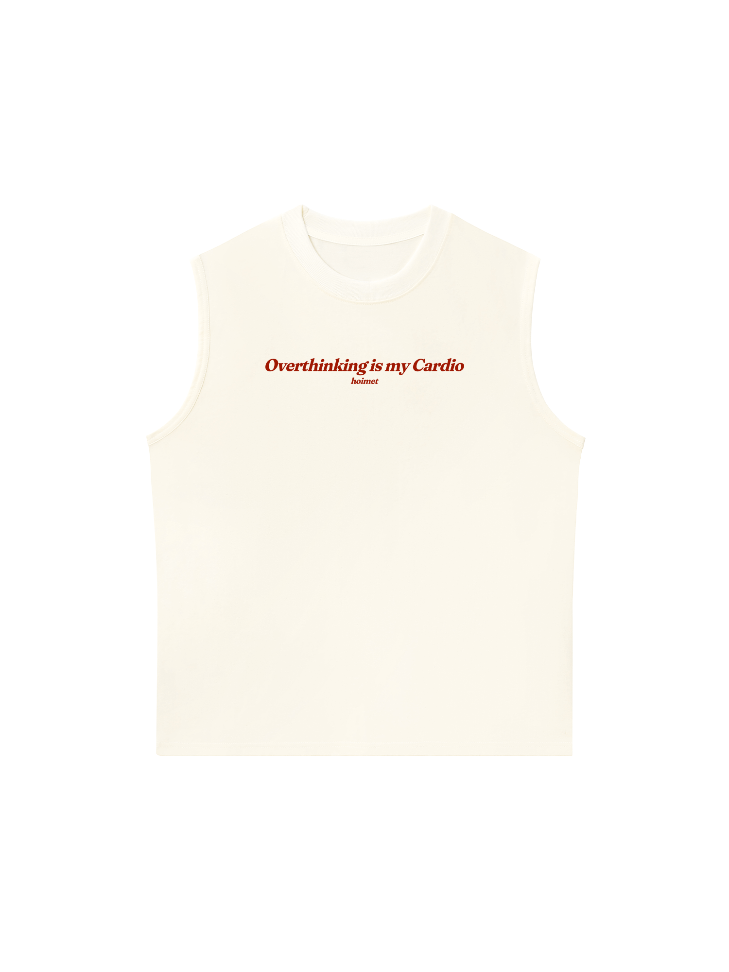 Áo Ba Lỗ Relaxed Fit Overthinking Is My Cardio