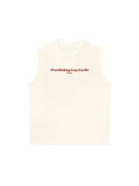 Áo Ba Lỗ Relaxed Fit Overthinking Is My Cardio