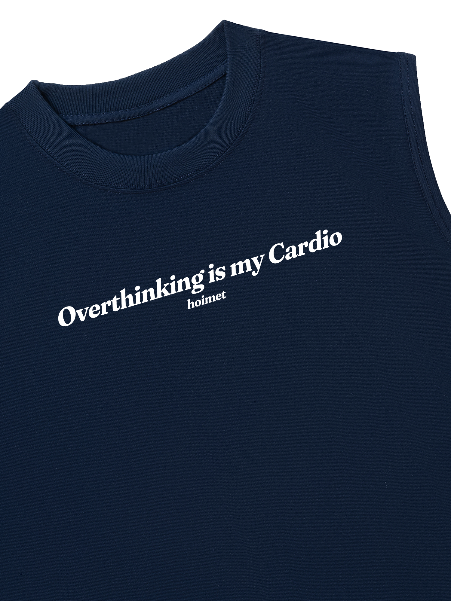 Áo Ba Lỗ Relaxed Fit Overthinking Is My Cardio