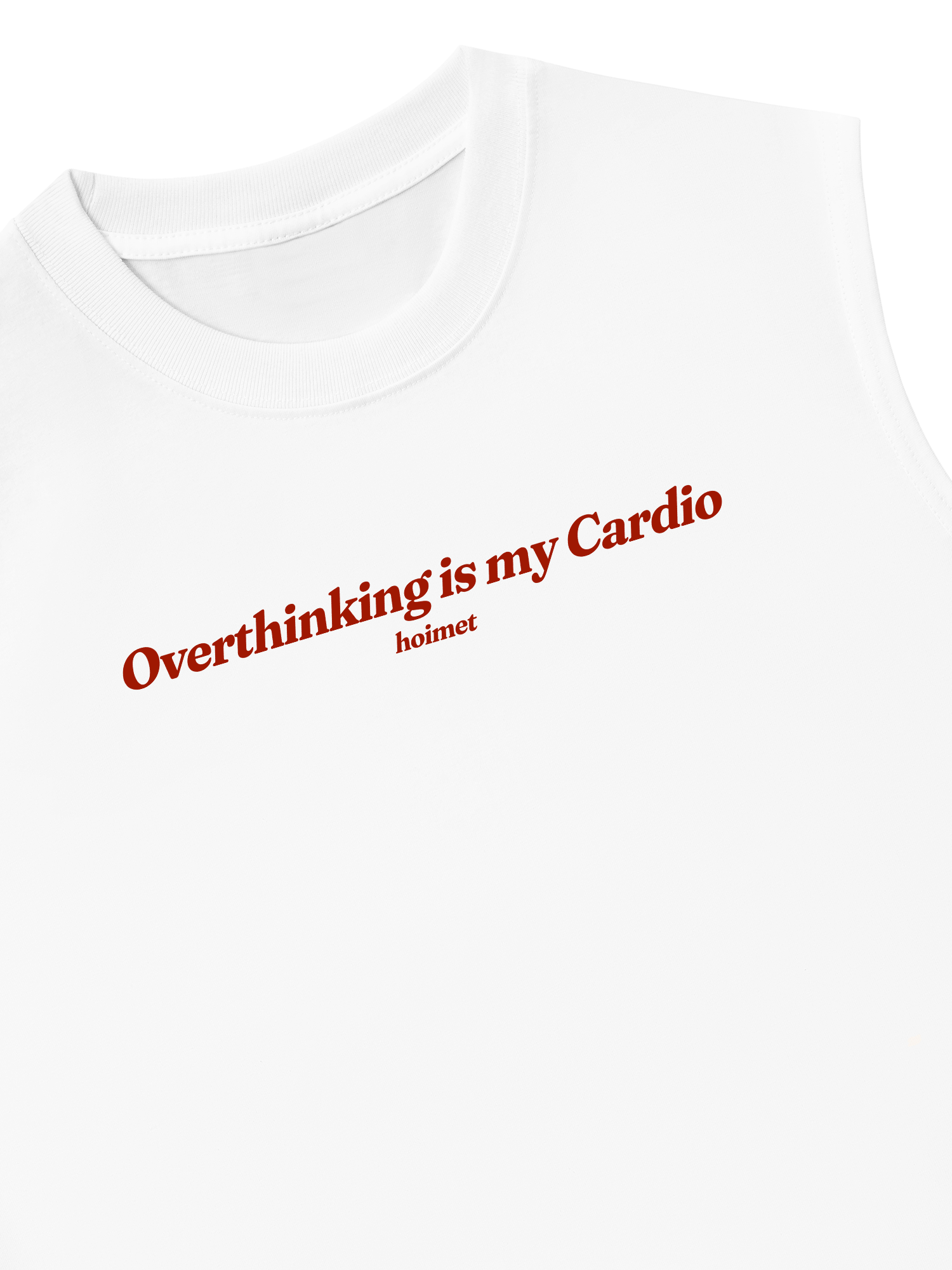 Áo Ba Lỗ Relaxed Fit Overthinking Is My Cardio