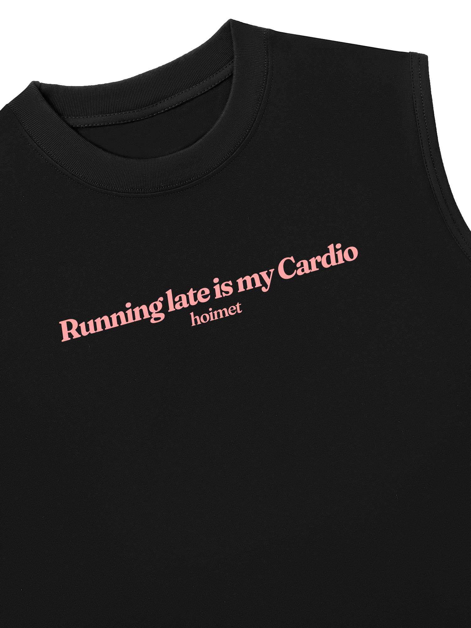 Áo Ba Lỗ Relaxed Fit Running Late Is My Cardio