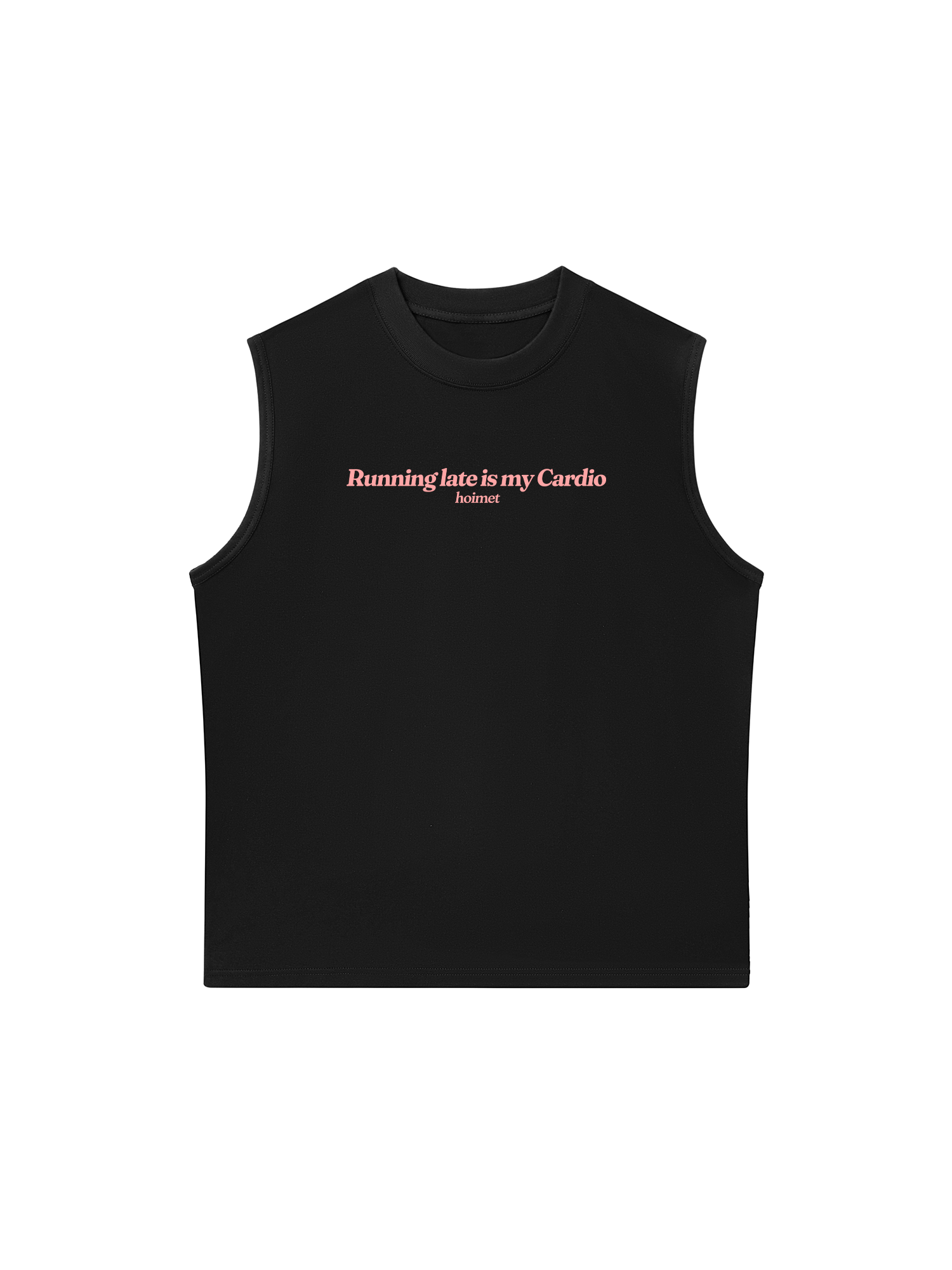 Áo Ba Lỗ Relaxed Fit Running Late Is My Cardio
