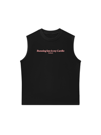 Áo Ba Lỗ Relaxed Fit Running Late Is My Cardio