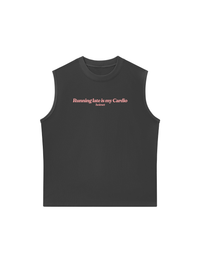 Áo Ba Lỗ Relaxed Fit Running Late Is My Cardio