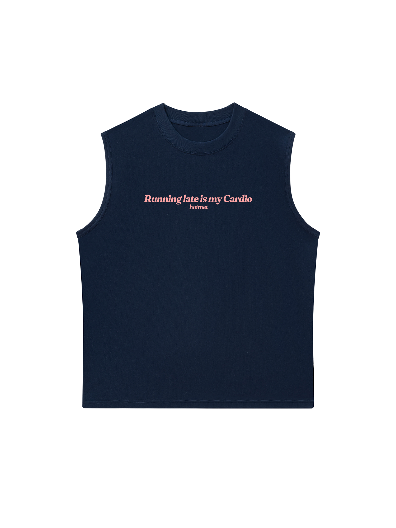 Áo Ba Lỗ Relaxed Fit Running Late Is My Cardio