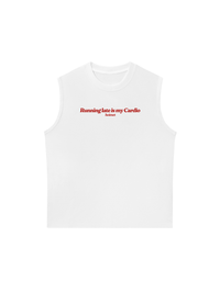 Áo Ba Lỗ Relaxed Fit Running Late Is My Cardio