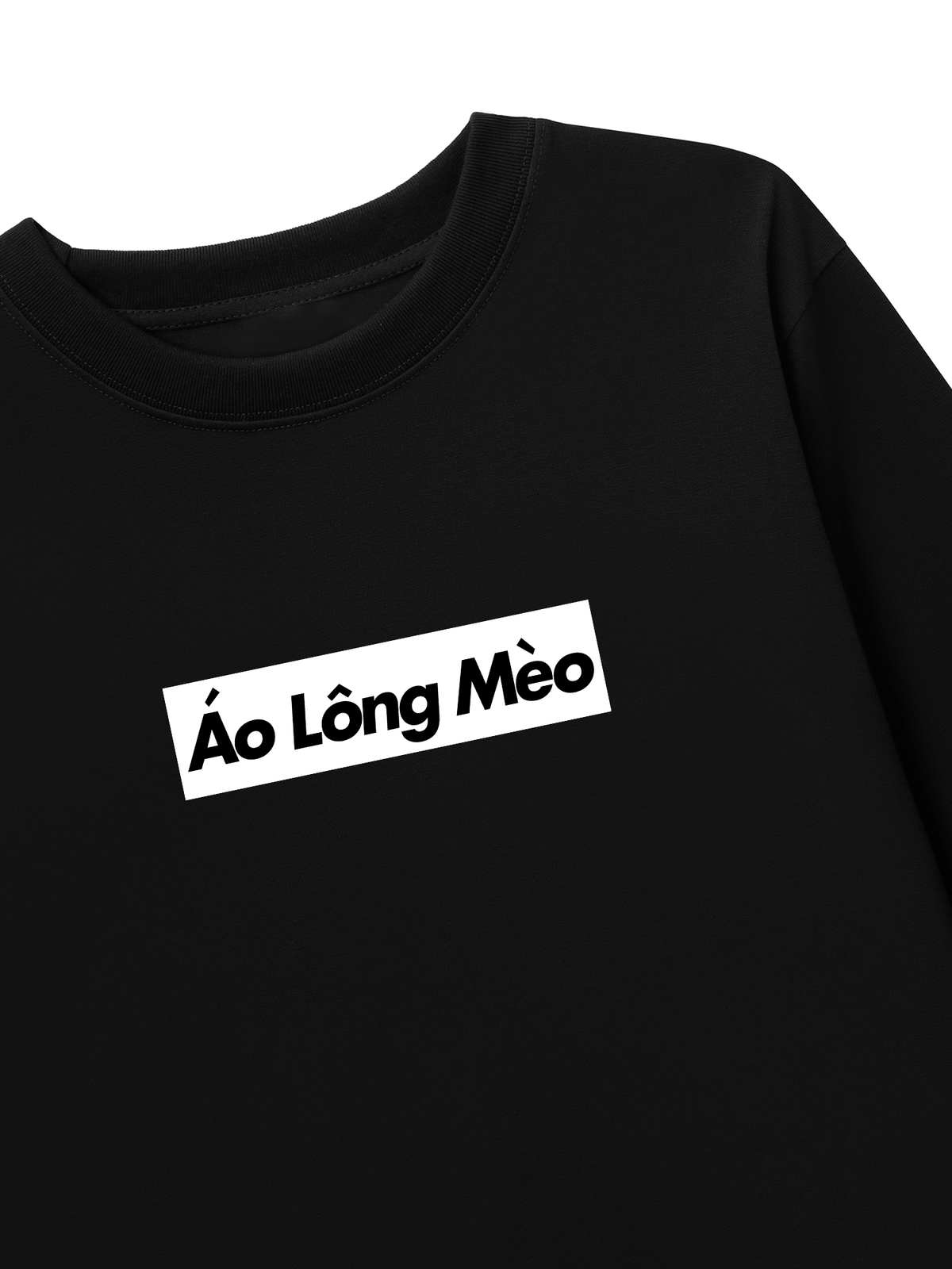 Áo Dài Tay Áo Lông Mèo