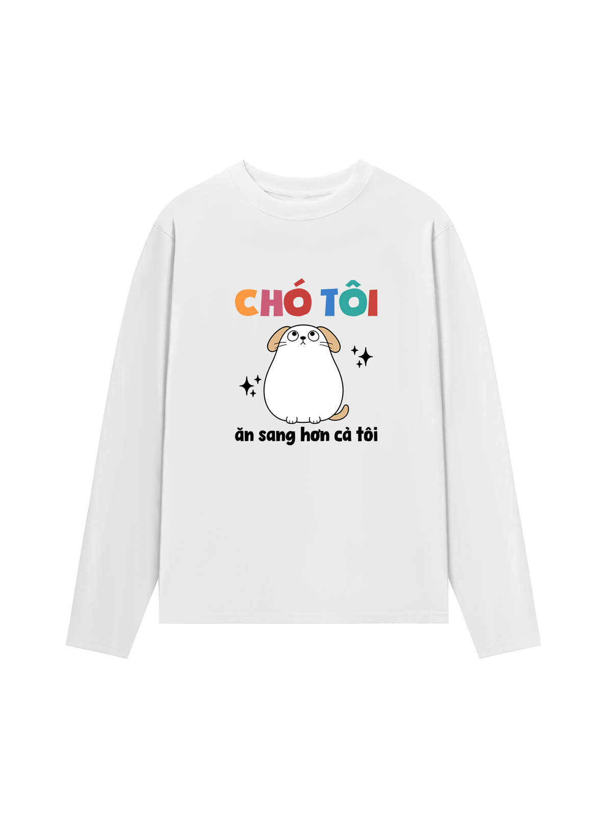 Áo Dài Tay Chó Ăn Sang Hơn Tôi