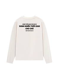 Áo Dài Tay Dành Thời Gian Cho Chó