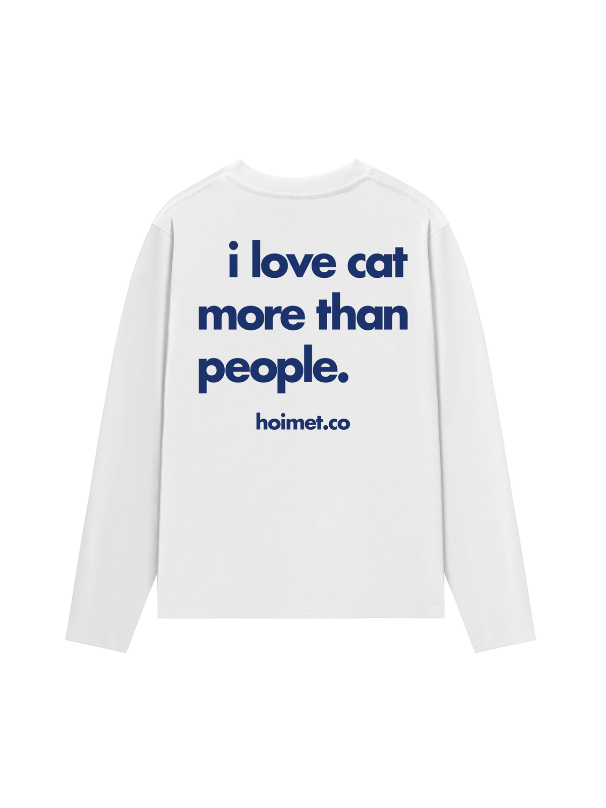Áo Dài Tay I Love Cat