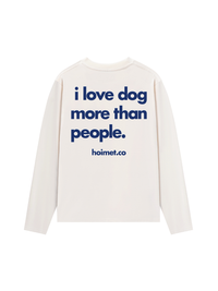 Áo Dài Tay I Love Dog