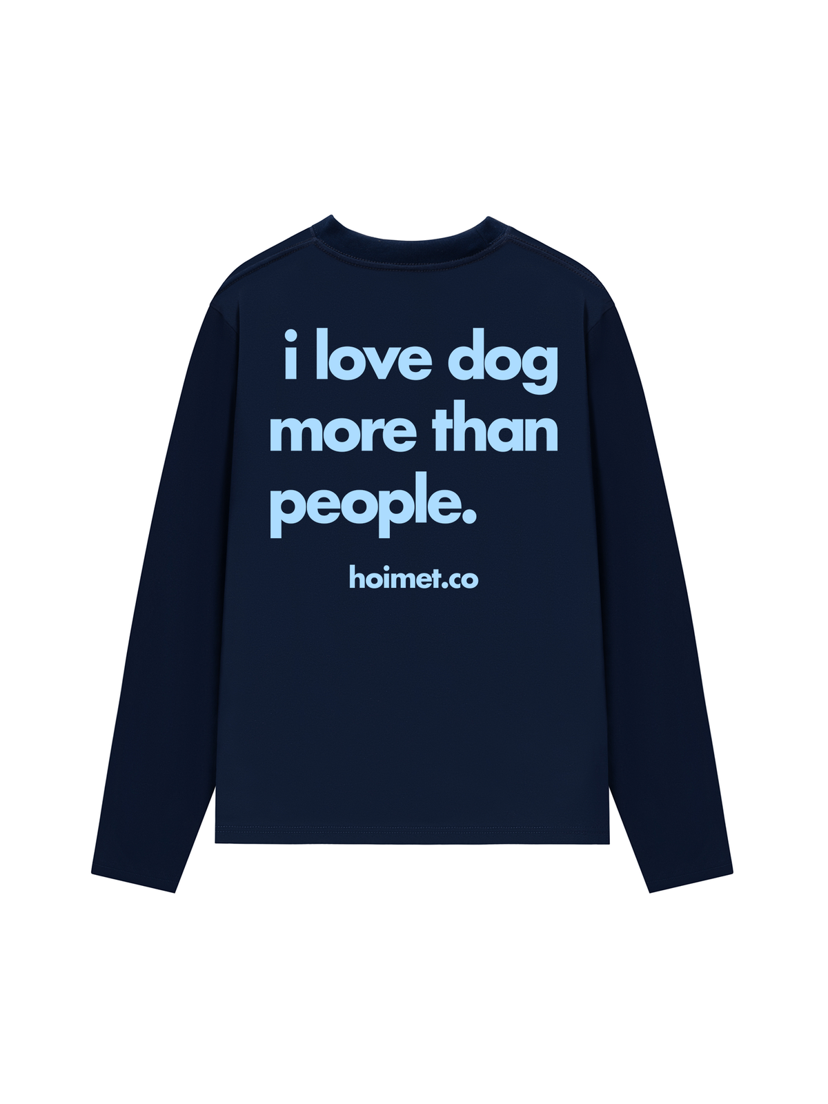 Áo Dài Tay I Love Dog