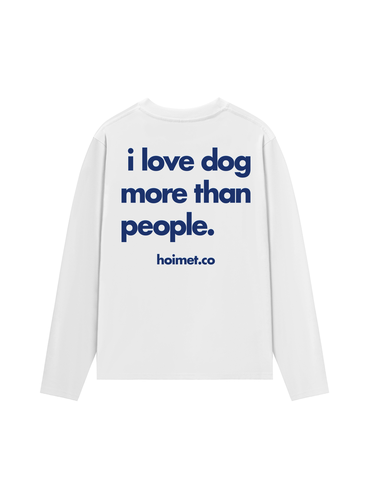 Áo Dài Tay I Love Dog