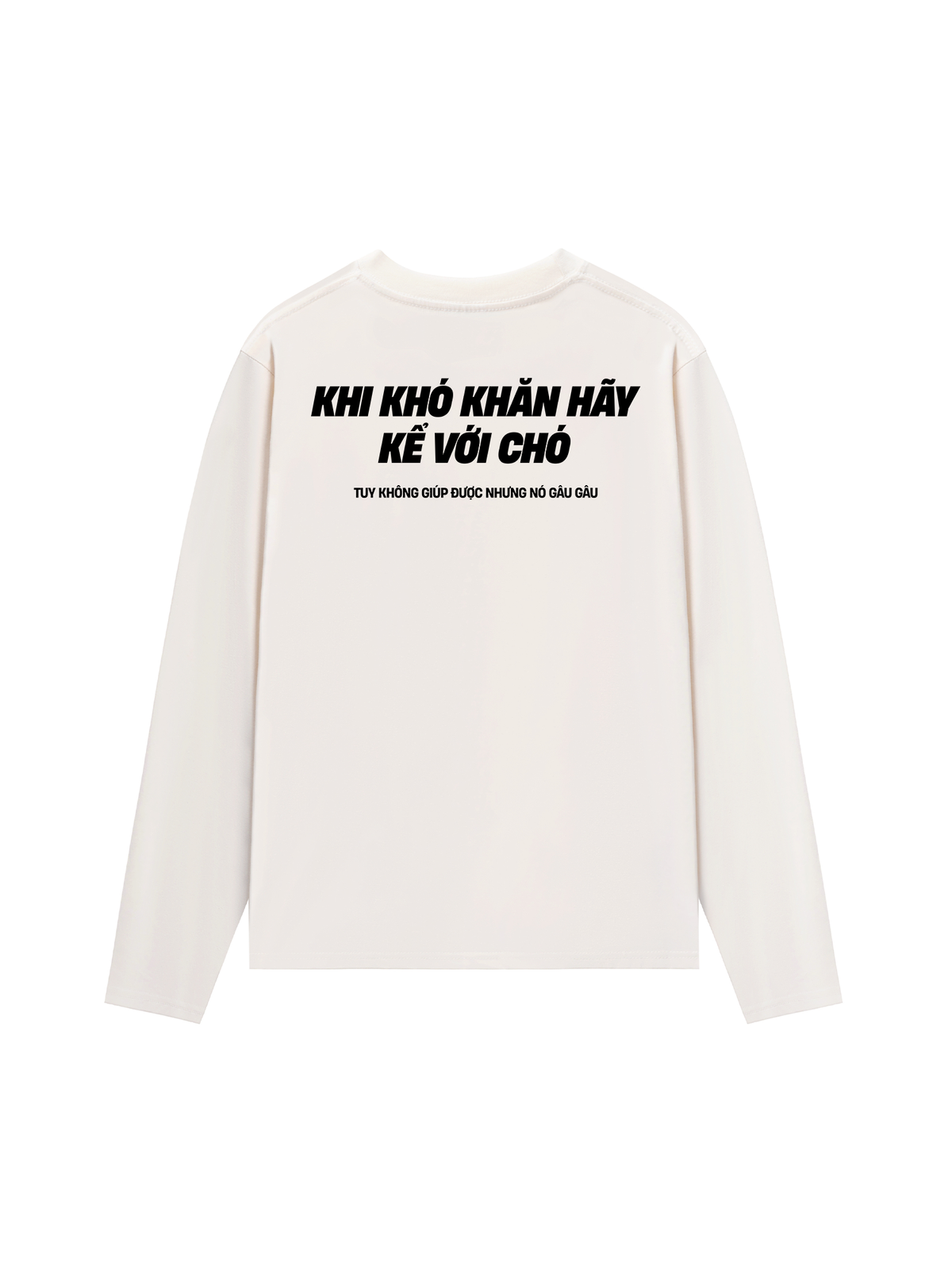 Áo Dài Tay Khó Khăn Hãy Kể Với Chó