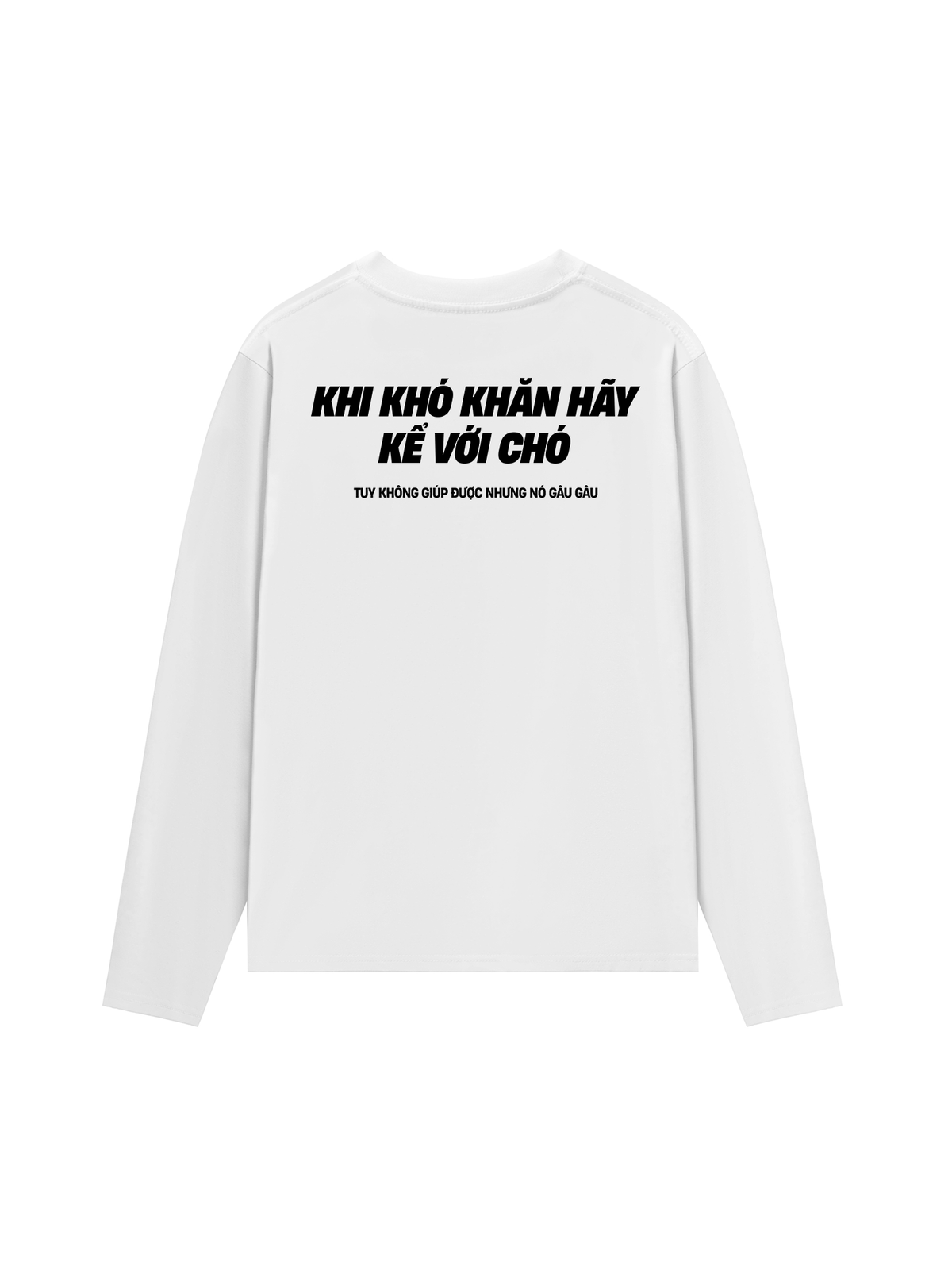Áo Dài Tay Khó Khăn Hãy Kể Với Chó