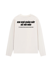 Áo Dài Tay Khó Khăn Hãy Kể Với Mèo