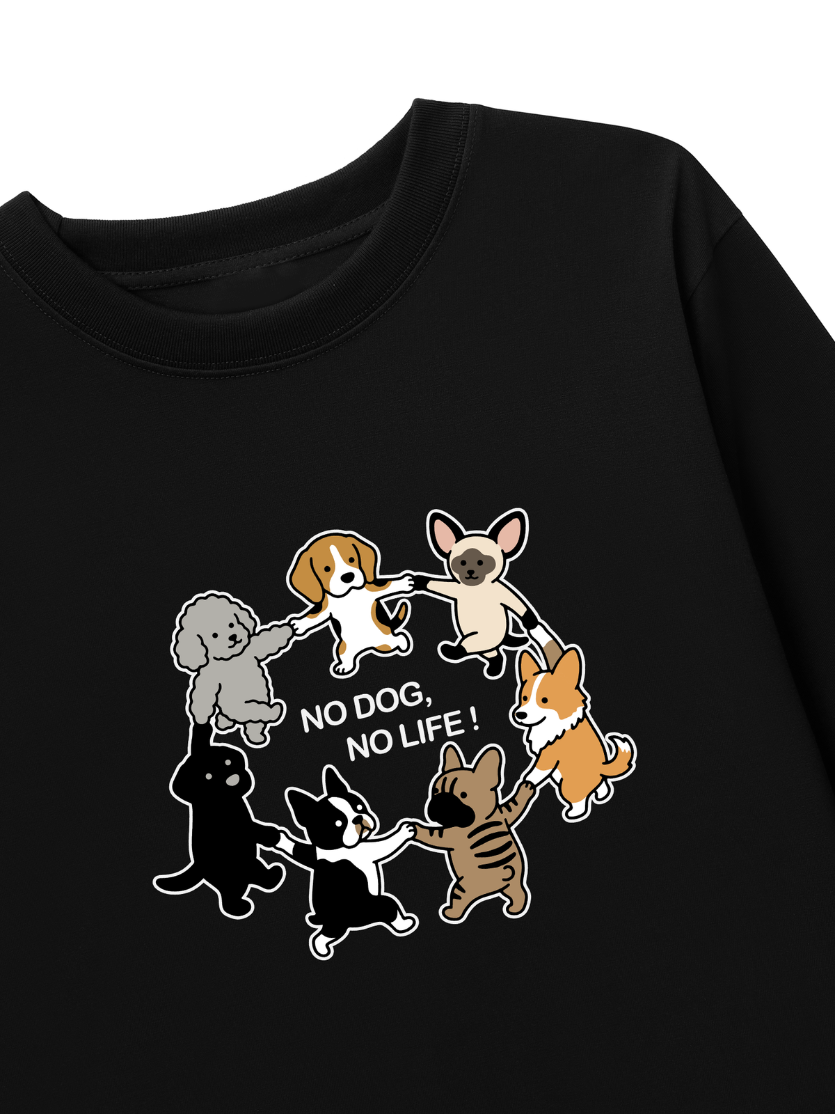 Áo Dài Tay No Dog No Life