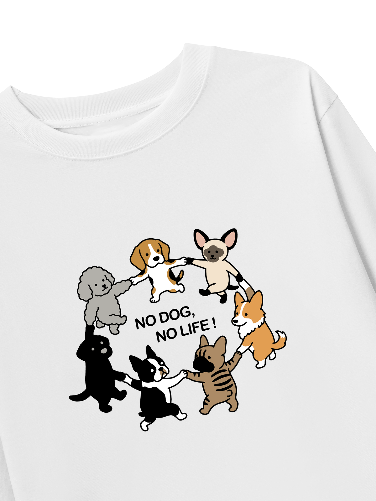 Áo Dài Tay No Dog No Life
