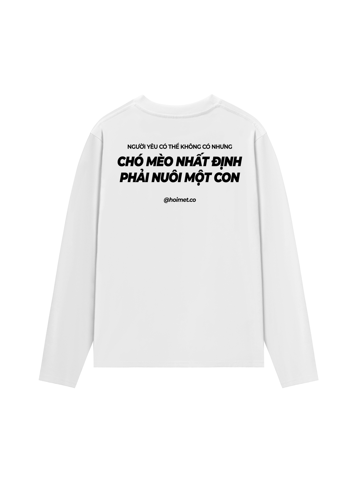 Áo Dài Tay Phải Nuôi Chó Mèo