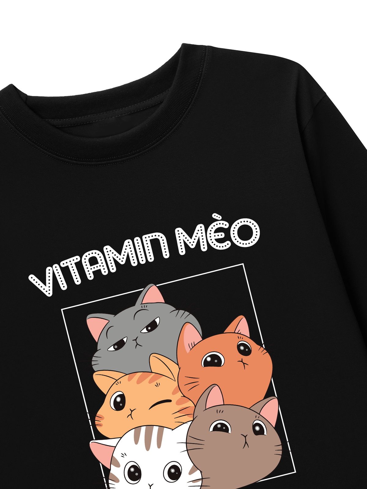 Áo Dài Tay Vitamin Mèo