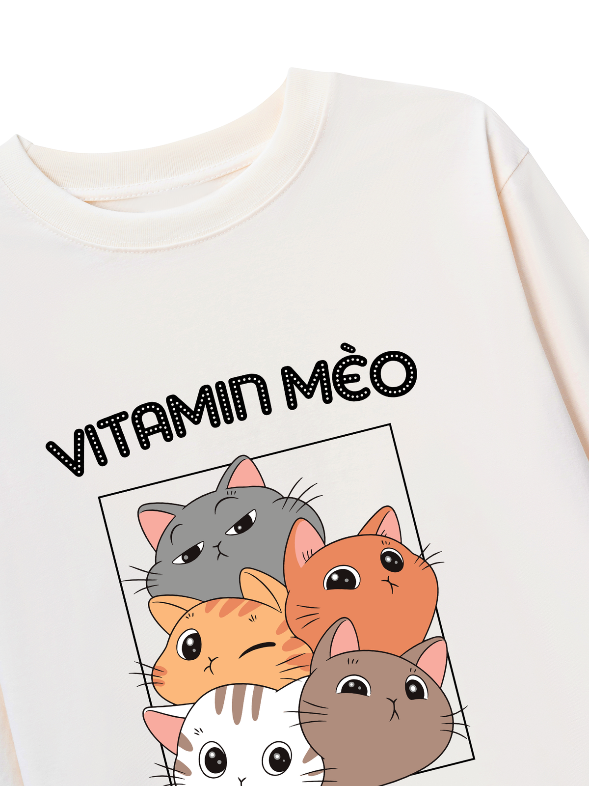 Áo Dài Tay Vitamin Mèo