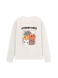 Áo Dài Tay Vitamin Mèo