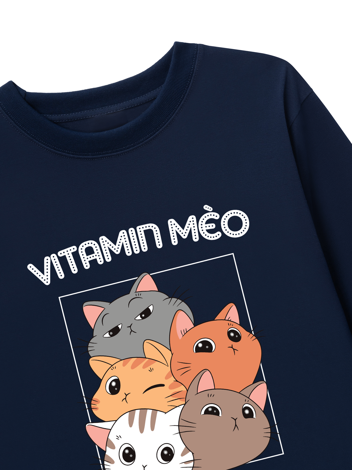 Áo Dài Tay Vitamin Mèo
