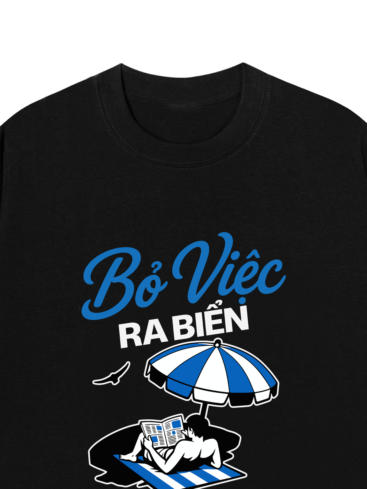 Áo Thun Relaxed Fit Bỏ Việc Ra Biển