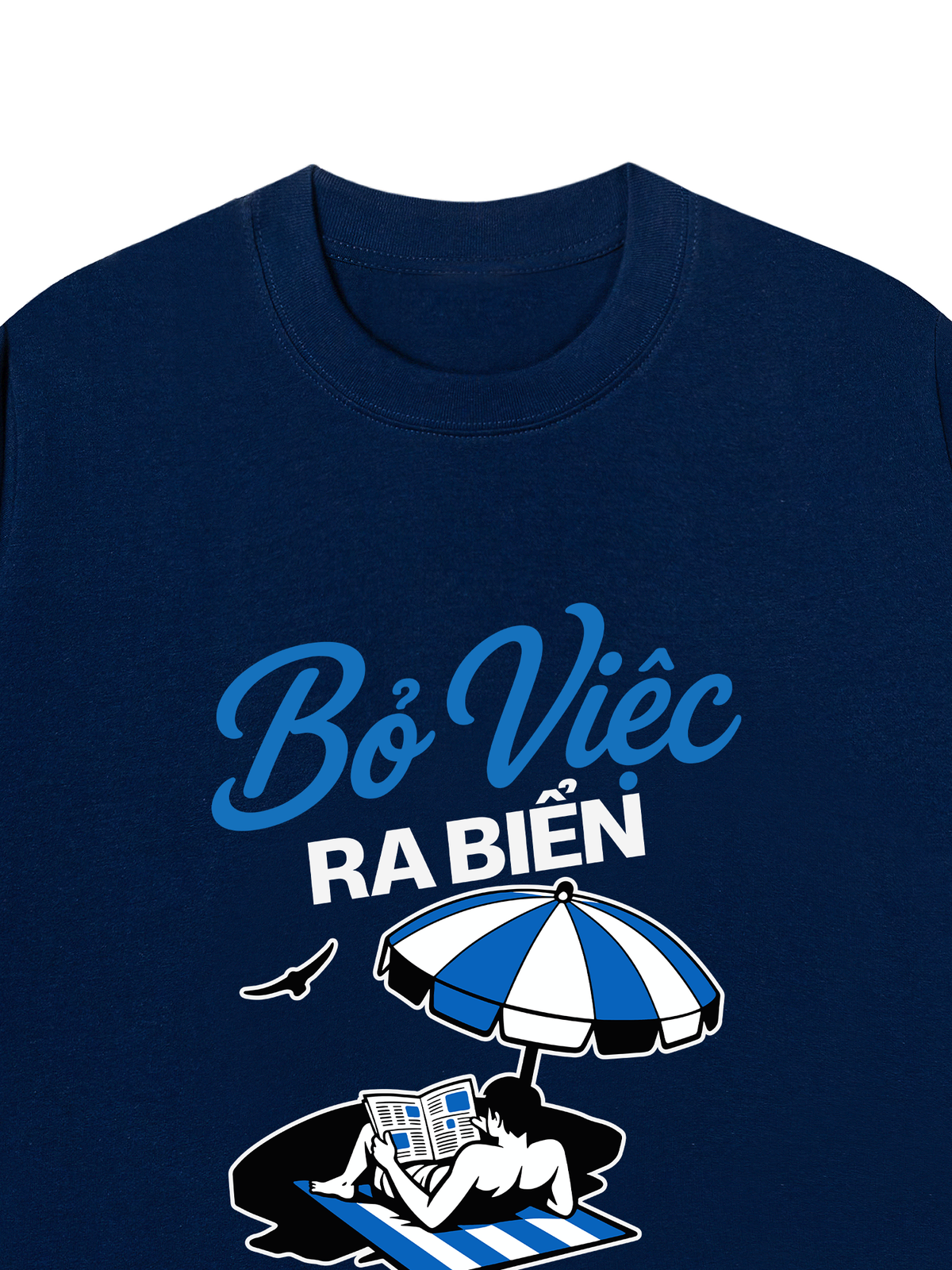 Áo Thun Relaxed Fit Bỏ Việc Ra Biển