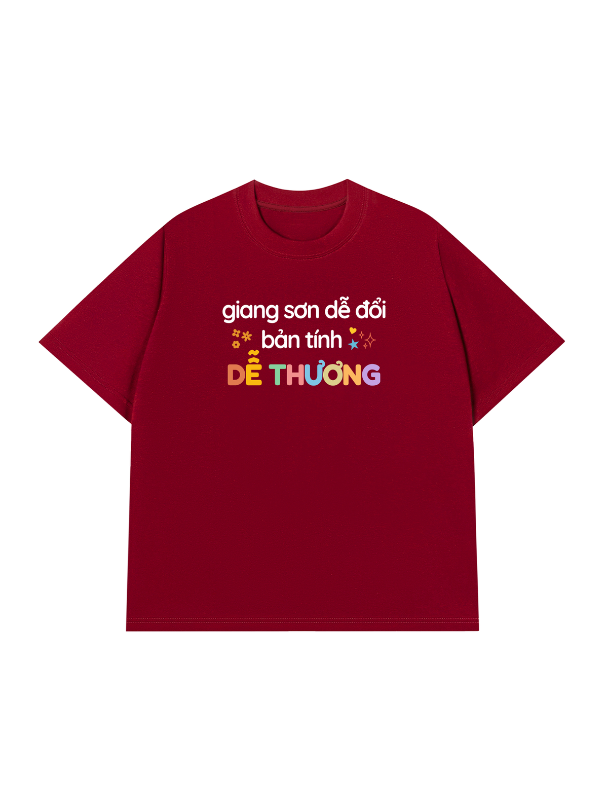Áo Thun Relaxed Fit Bản Tính Dễ Thương