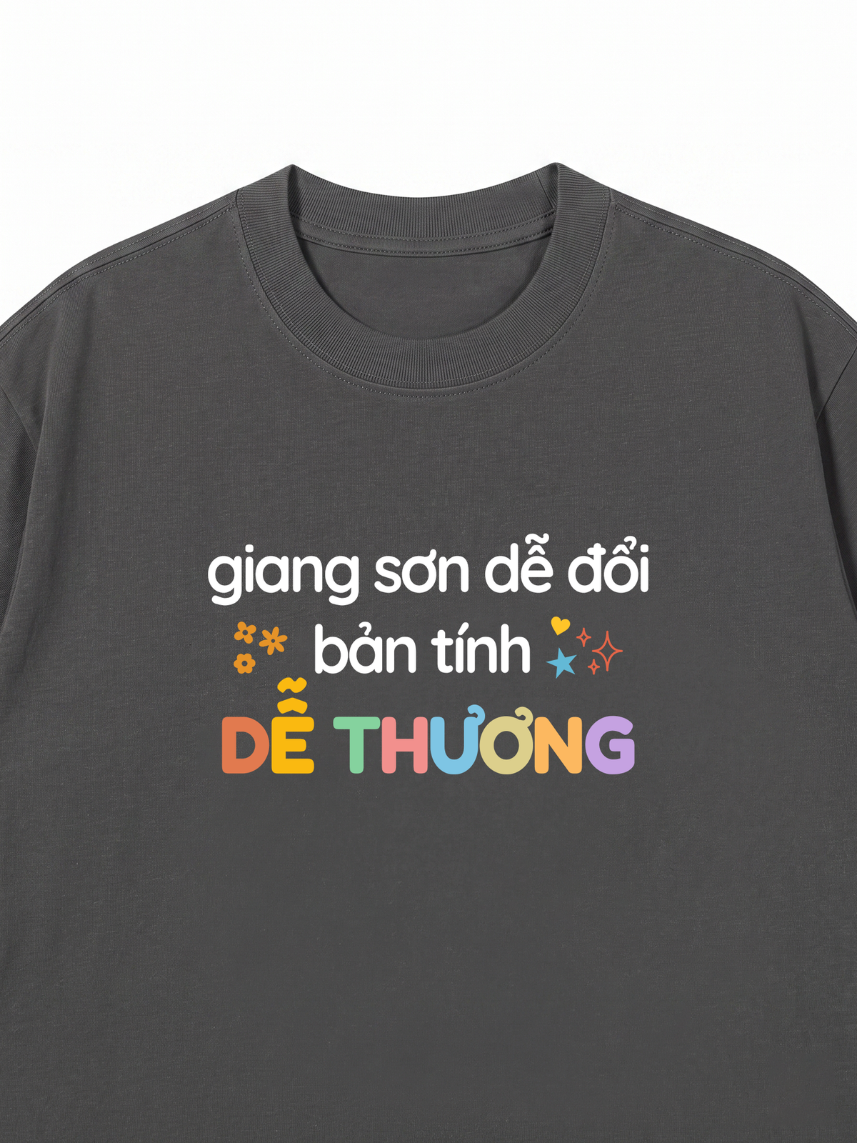 Áo Thun Relaxed Fit Bản Tính Dễ Thương