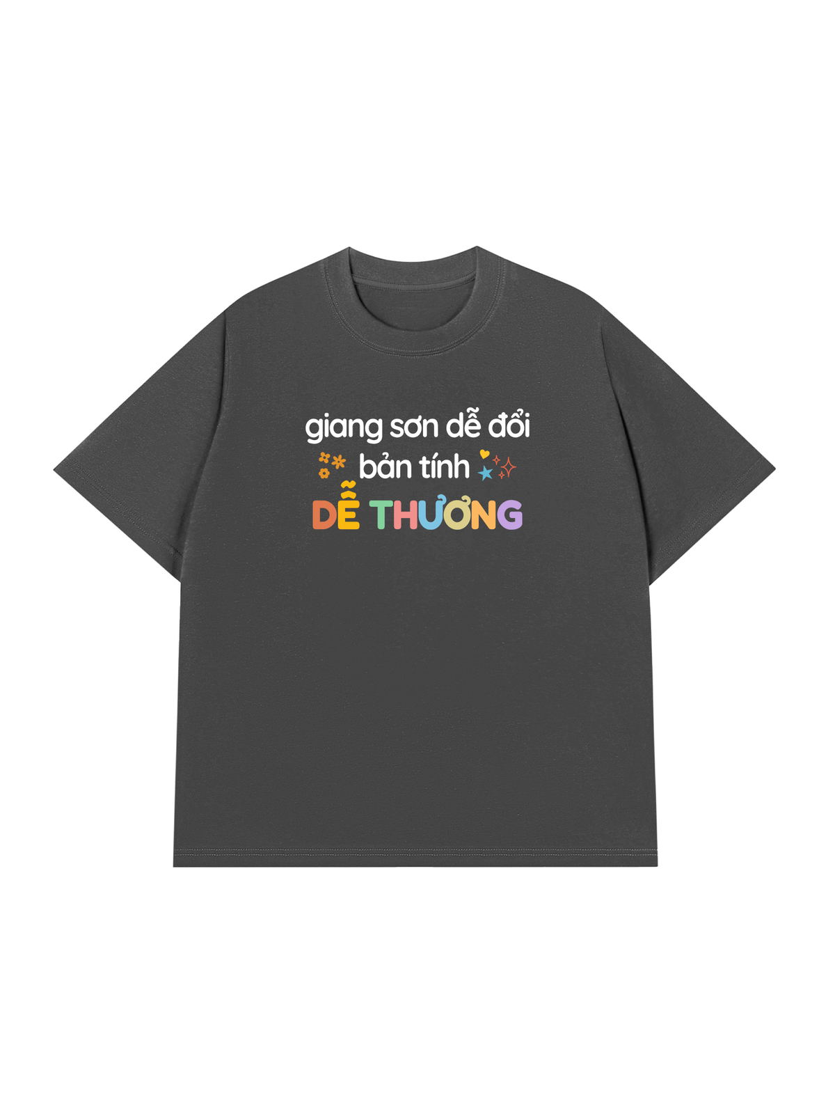 Áo Thun Relaxed Fit Bản Tính Dễ Thương