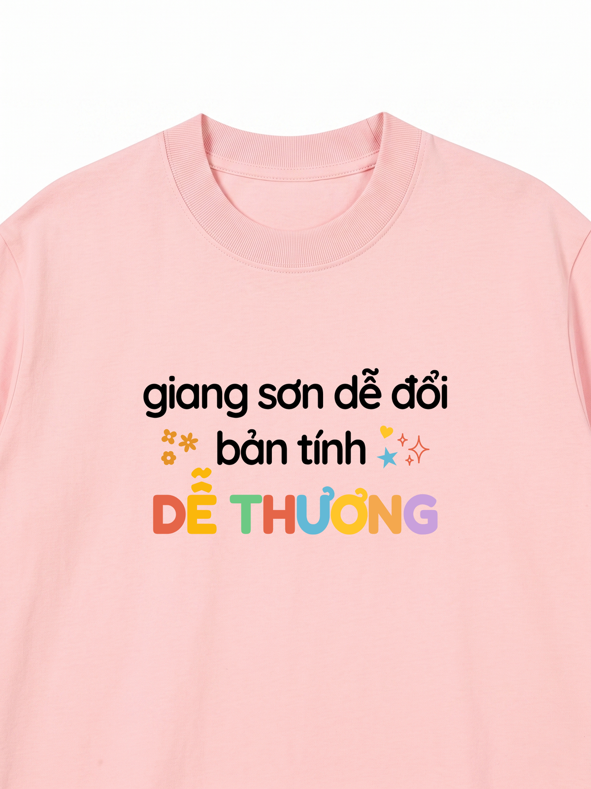 Áo Thun Relaxed Fit Bản Tính Dễ Thương