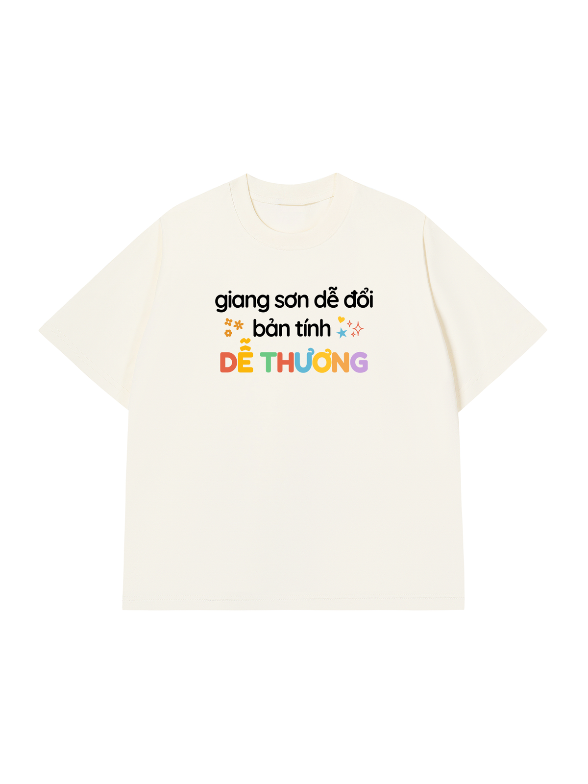 Áo Thun Relaxed Fit Bản Tính Dễ Thương