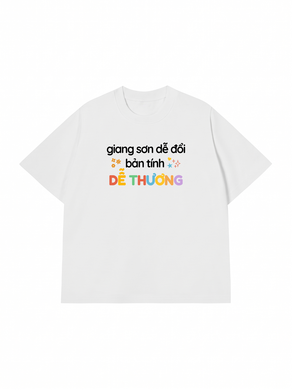 Áo Thun Relaxed Fit Bản Tính Dễ Thương